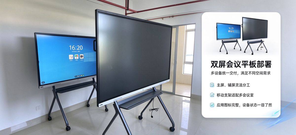 指挥调度中心实景 8 — 集团调度与应急指挥:多路视频会商 + 大屏拼接上墙