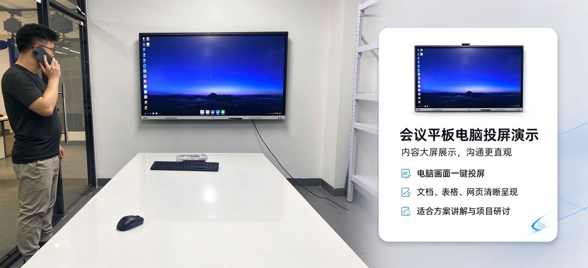 企业培训室实景 4 — 内训与经销商大会:分会场互动 + 培训直播一体化
